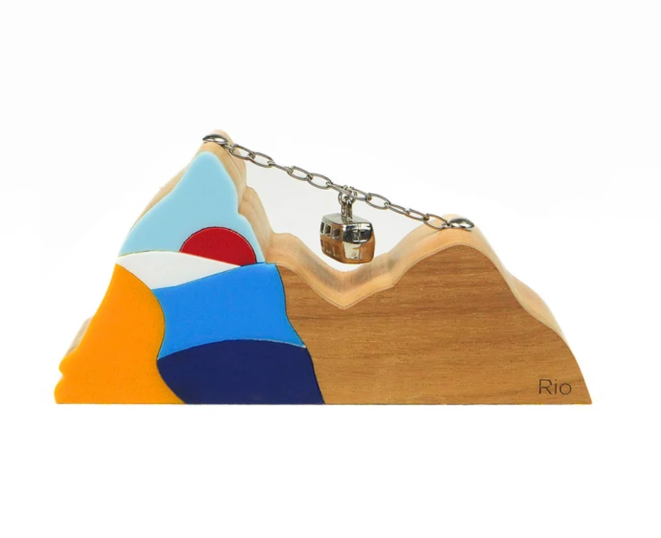 Wood Sculpture Rio Landscape