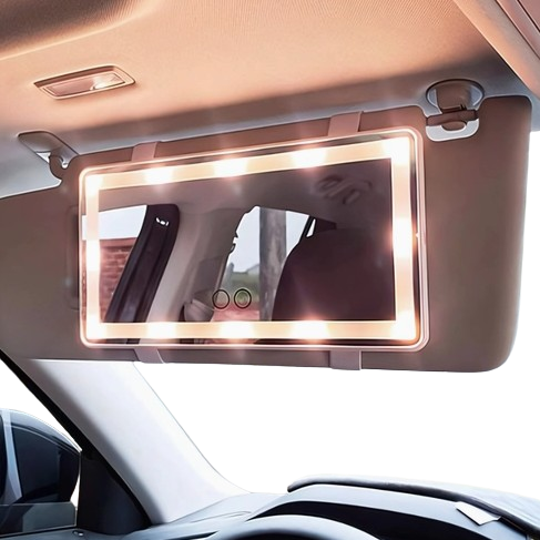 Glow Car Vanity Mirror