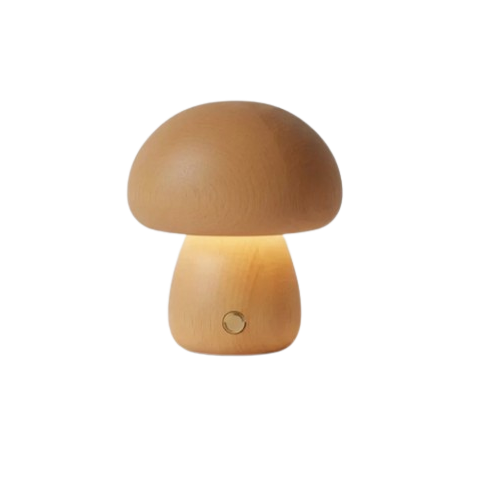 Wood Mushroom Light