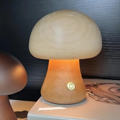 Wood Mushroom Light