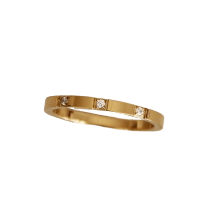 3 Stone Band RIng