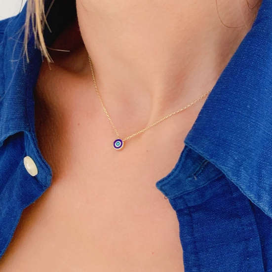Single Evil Eye Necklace
