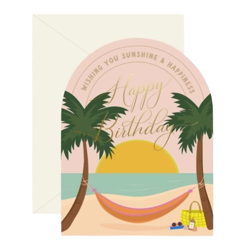 Hammock Birthday Card