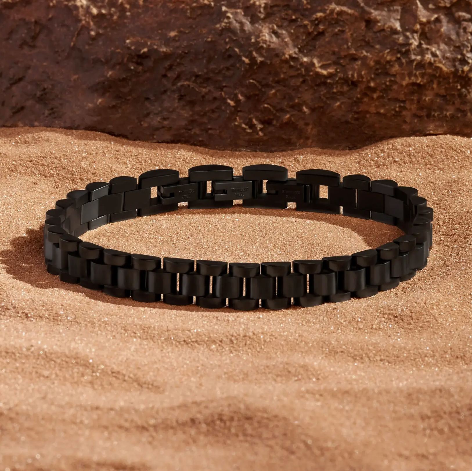 Stainless Steel Black Bracelet