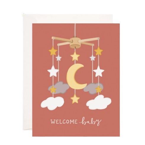 Baby Mobile Greeting Card