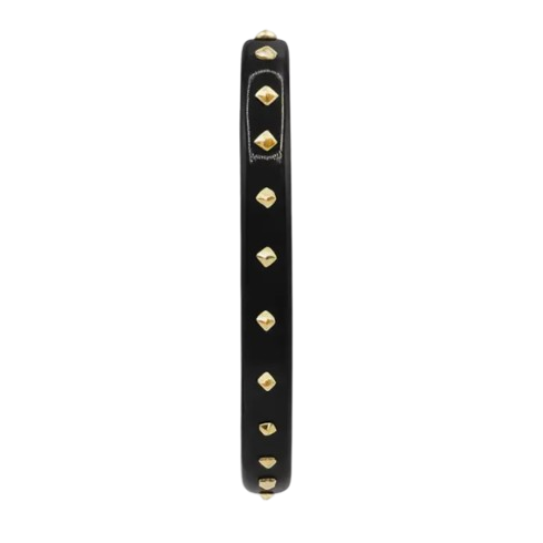 Studded Black Bangle