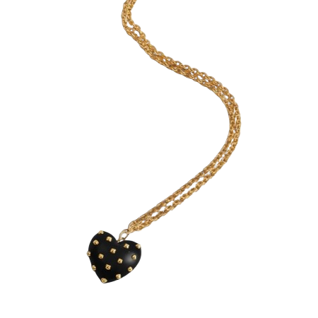 Studded Heart Pendant
