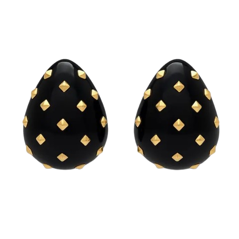 Studded Resin Earrings