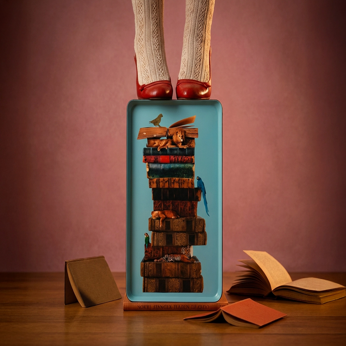 Animal Book Tray