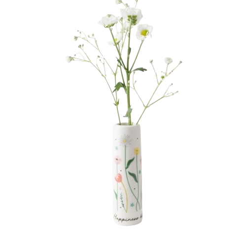 Happiness Bud Vase