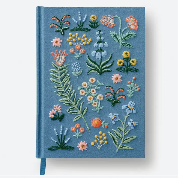 Embroidered Journal