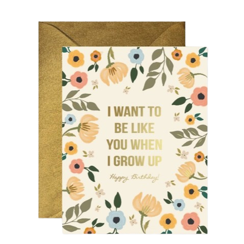 Grow Up Card