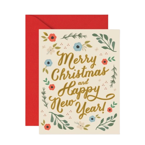 Christmas Floral Card