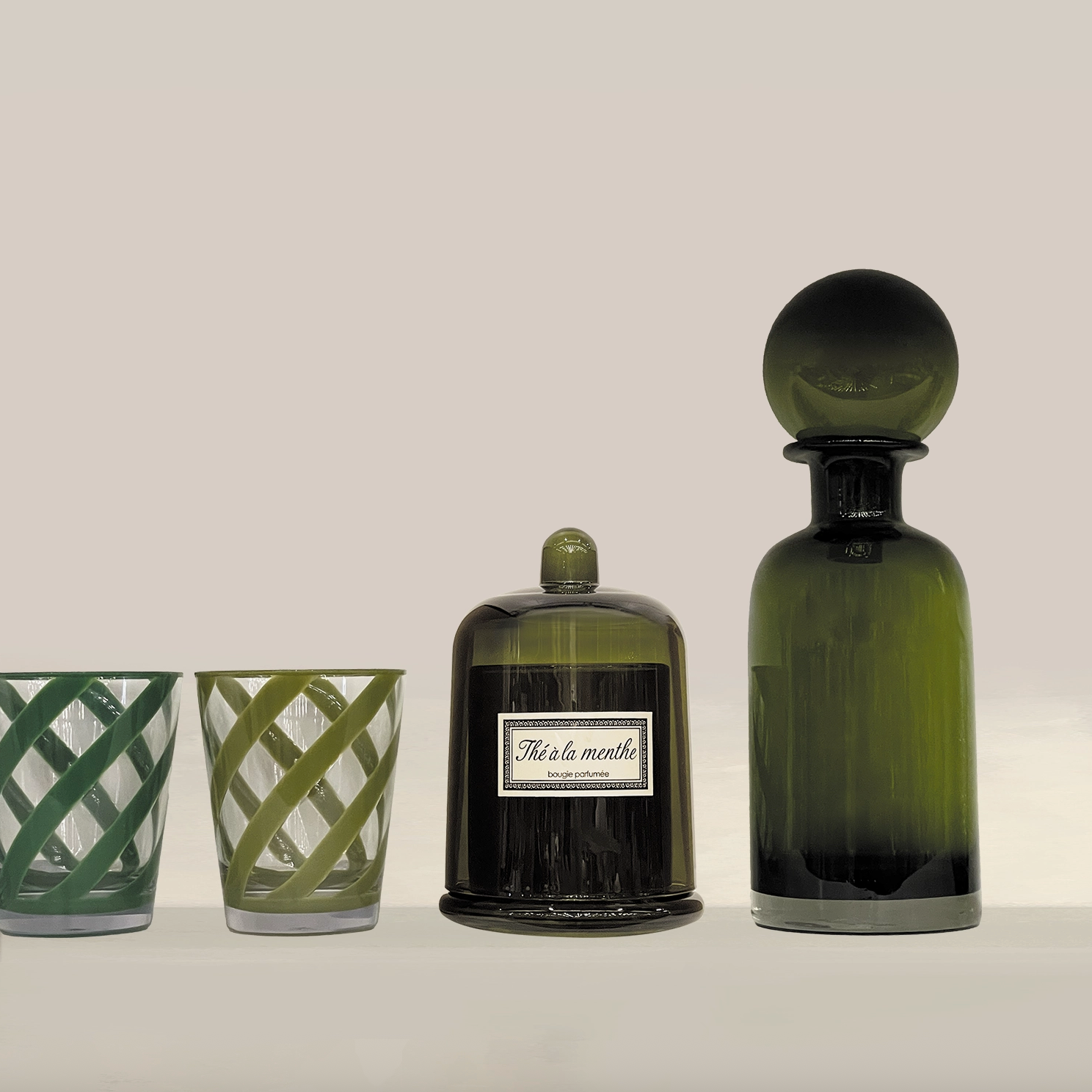 Botanical Cloche Candle