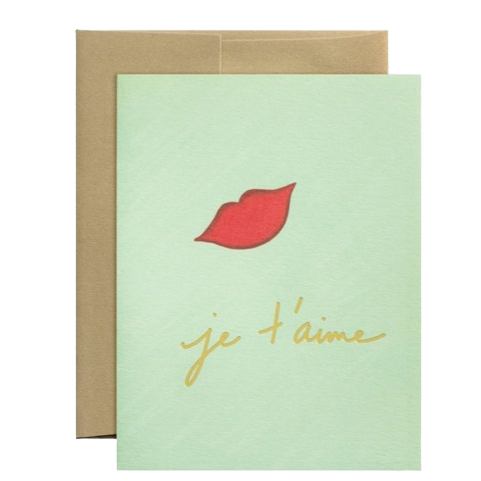 Je T'aime Card