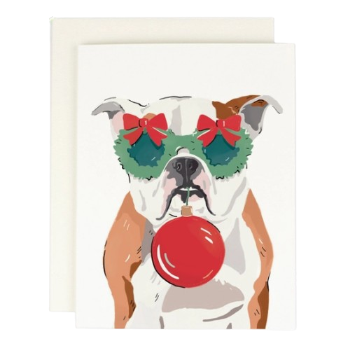 Bulldog Holiday Card