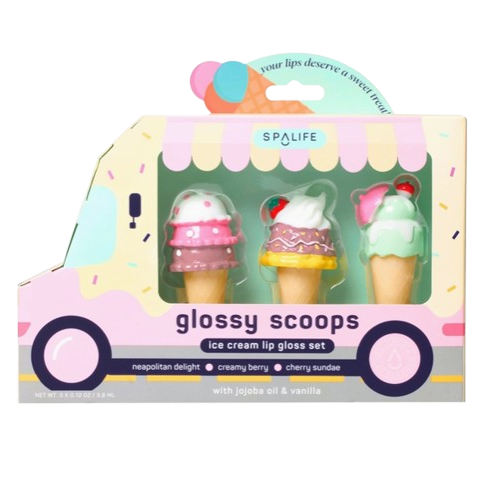 Ice Cream Lip Gloss Trio