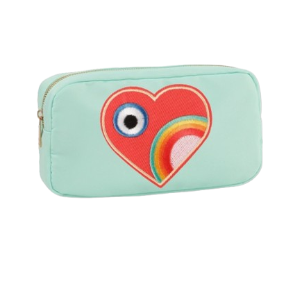 Rainbow Heart Pouch