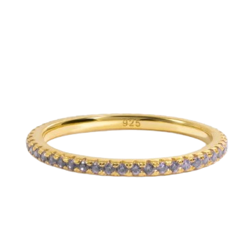 Colored Eternity Band Ring