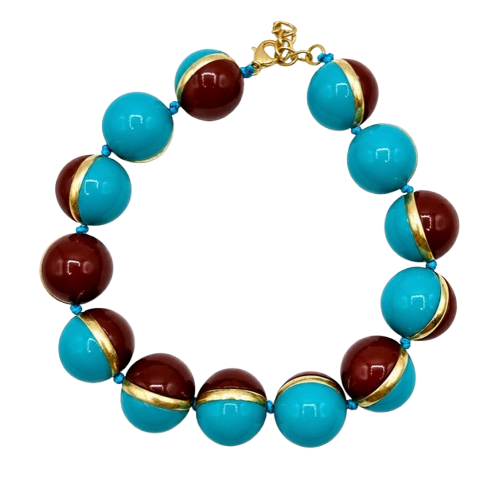 Dino Two Tone Necklace