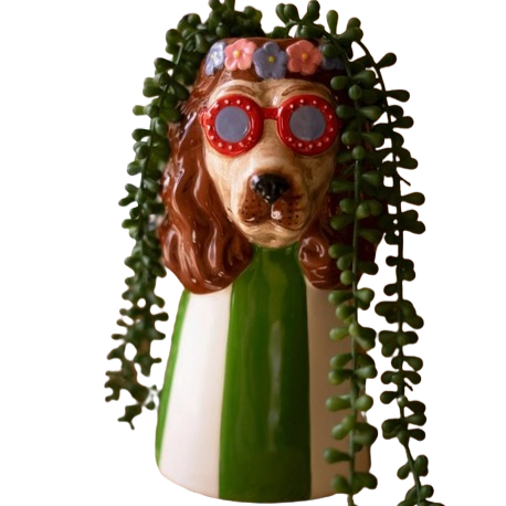 Dog Vase
