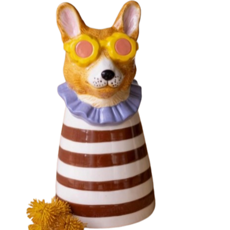 Dog Vase