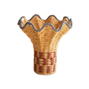Vases with Ruffled Rims