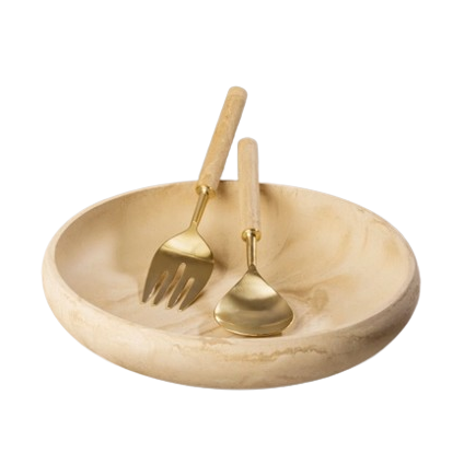 Firenze Salad Bowl and Servers