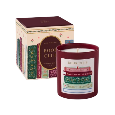 Book Club Candle