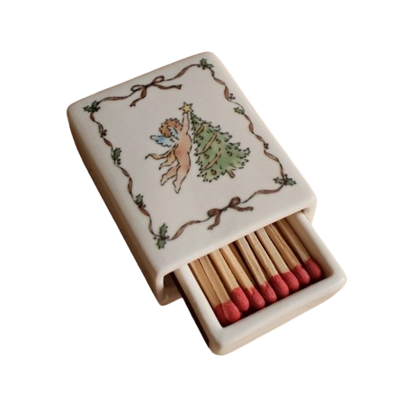 Angel & Tree Matchbox