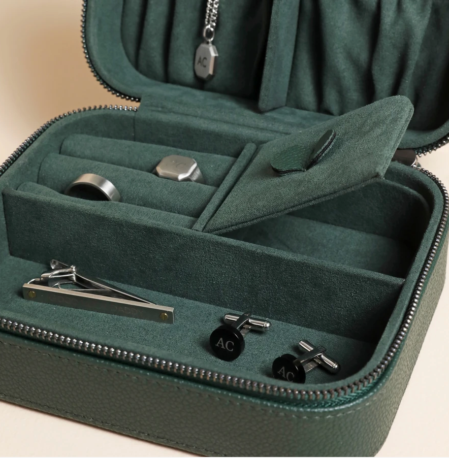 Men's Travel Jewelry Box