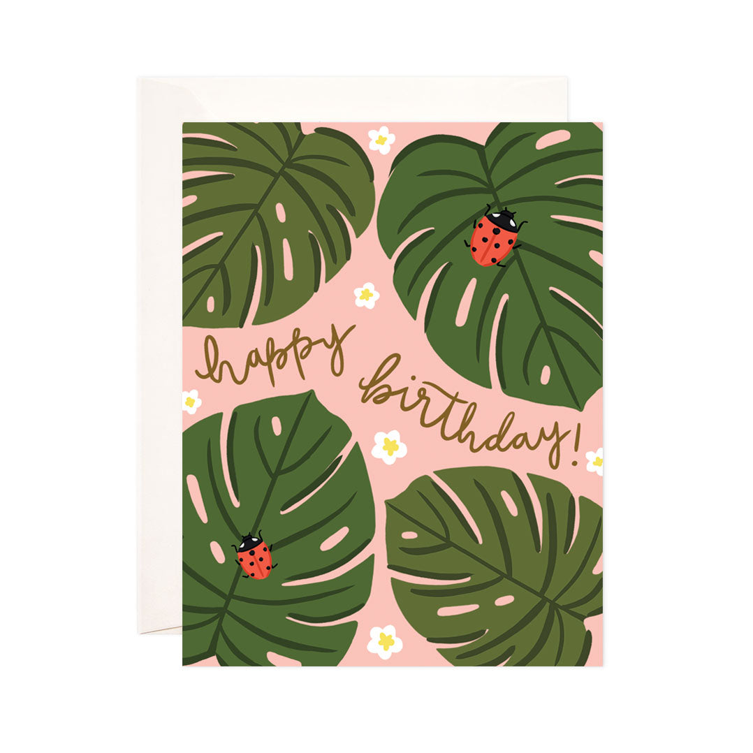 Ladybug Birthday Card