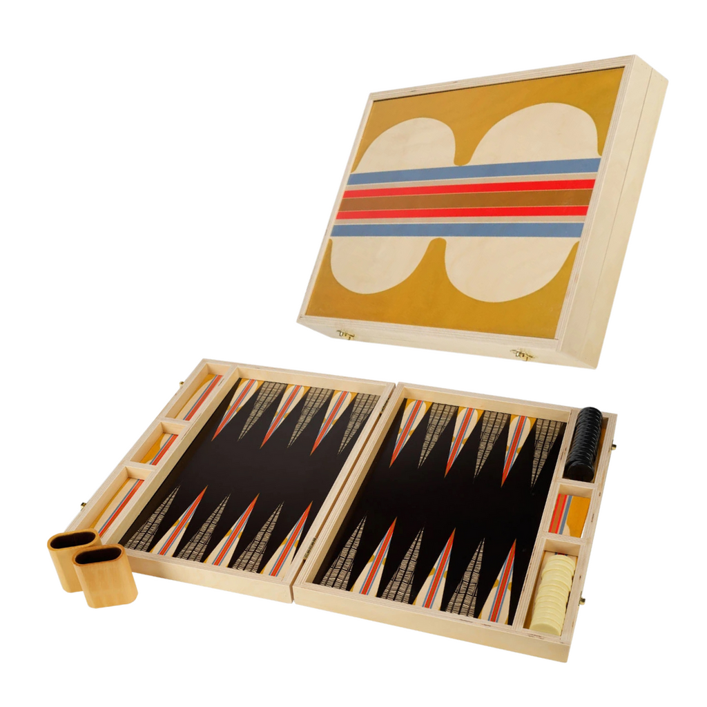 Wood Travel Backgammon