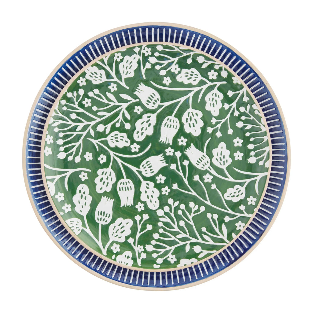 Indigo Round Platter