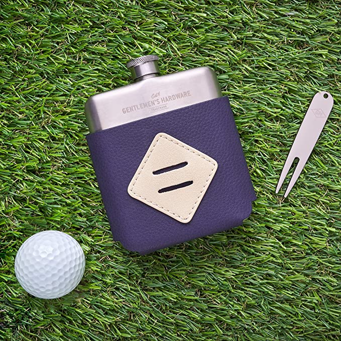 Golfers Hip Flask Tool Set