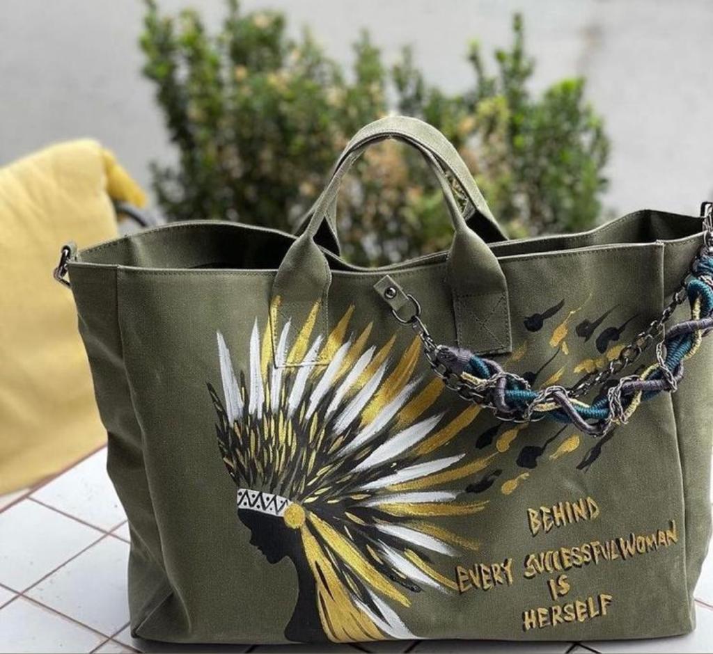 Handpainted Bag