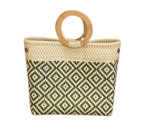 Wood Handle Tote