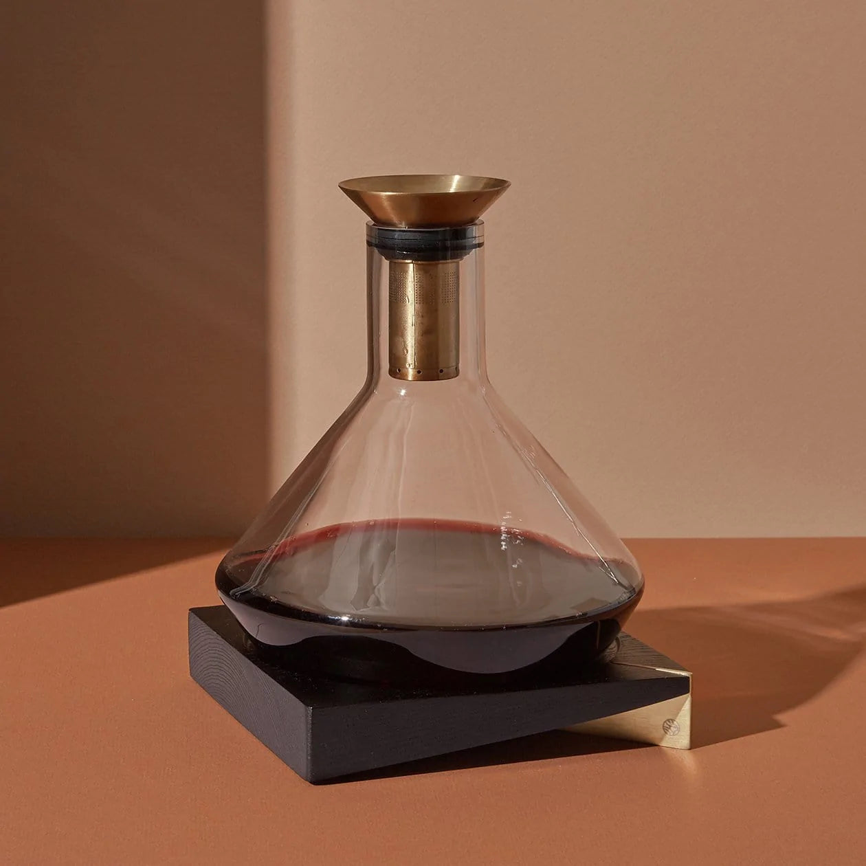 Wood Base Decanter