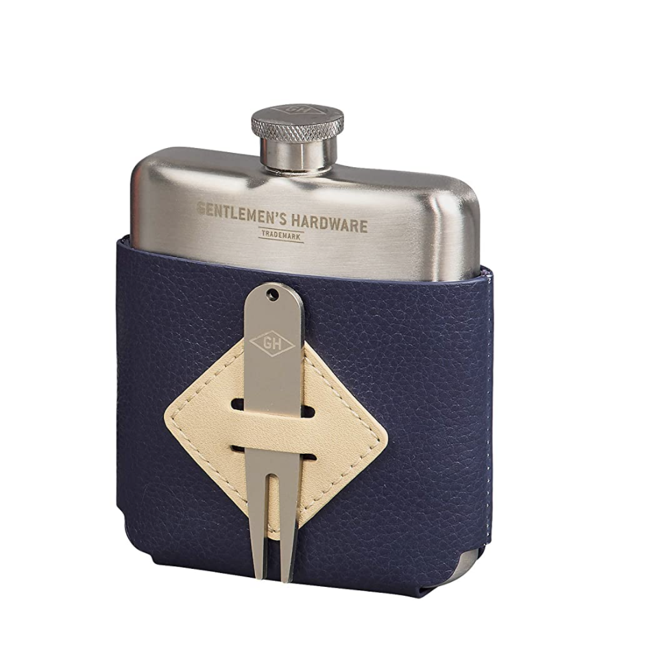 Golfers Hip Flask Tool Set