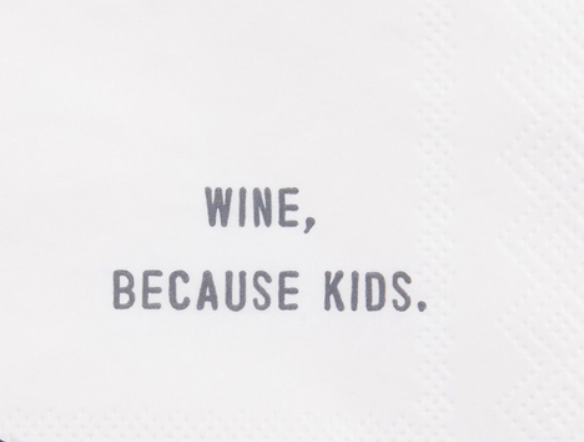 Paper Cocktail Napkins With Fun Quotes