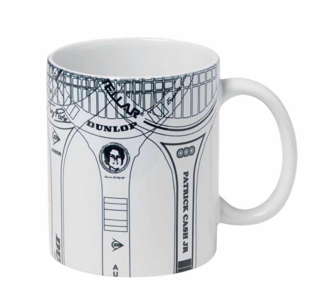 Vintage Tennis Racquet Mug