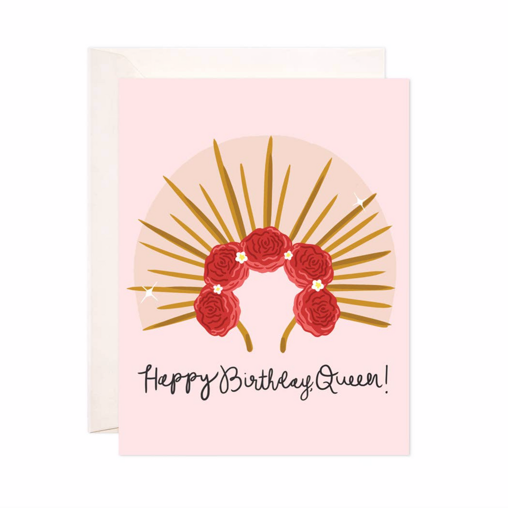 Birthday Queen Greeting Card