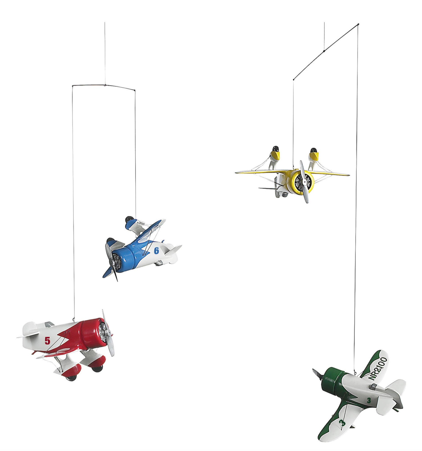 Airplane Moble with Whimsical Planes