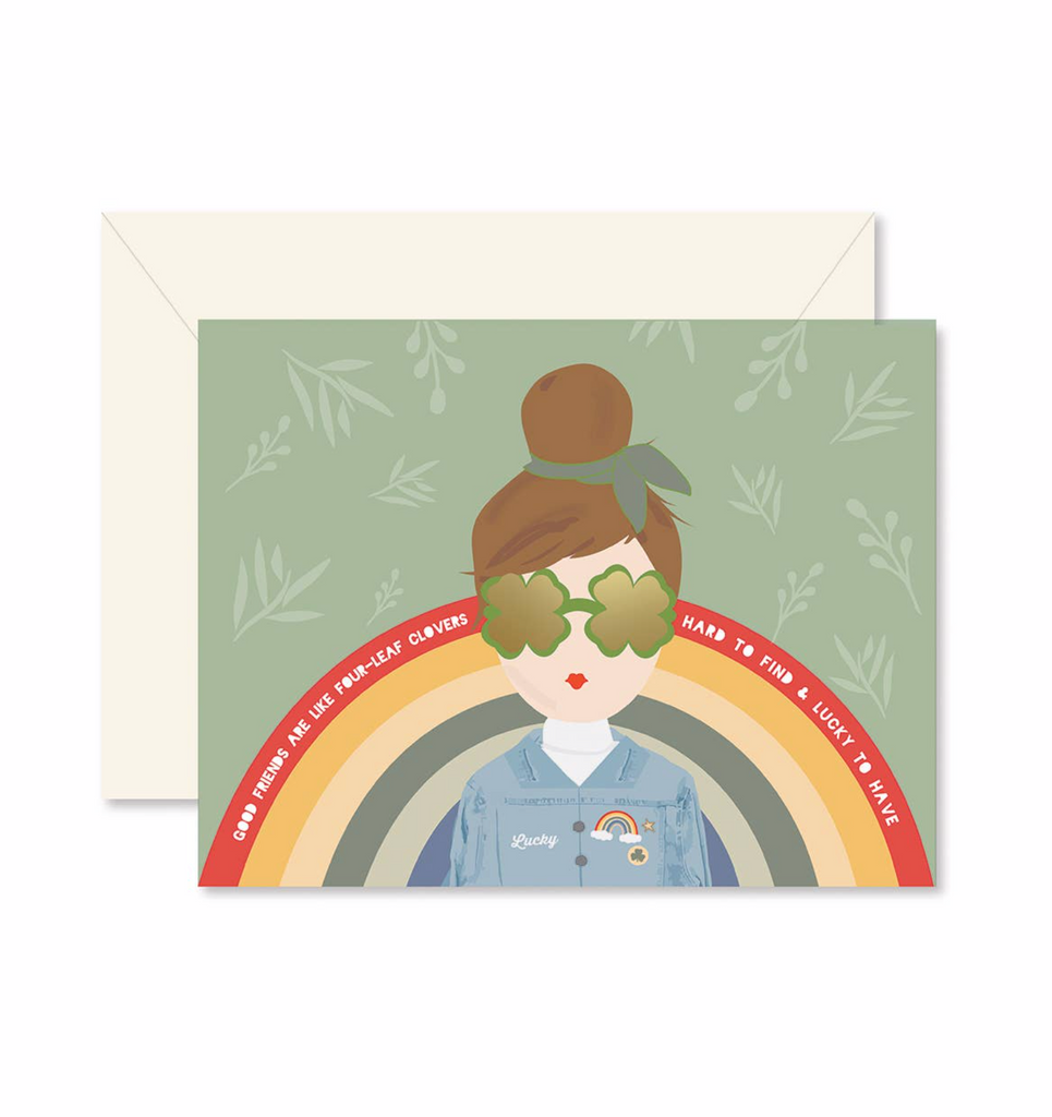 Ginger Girl Lucky Card