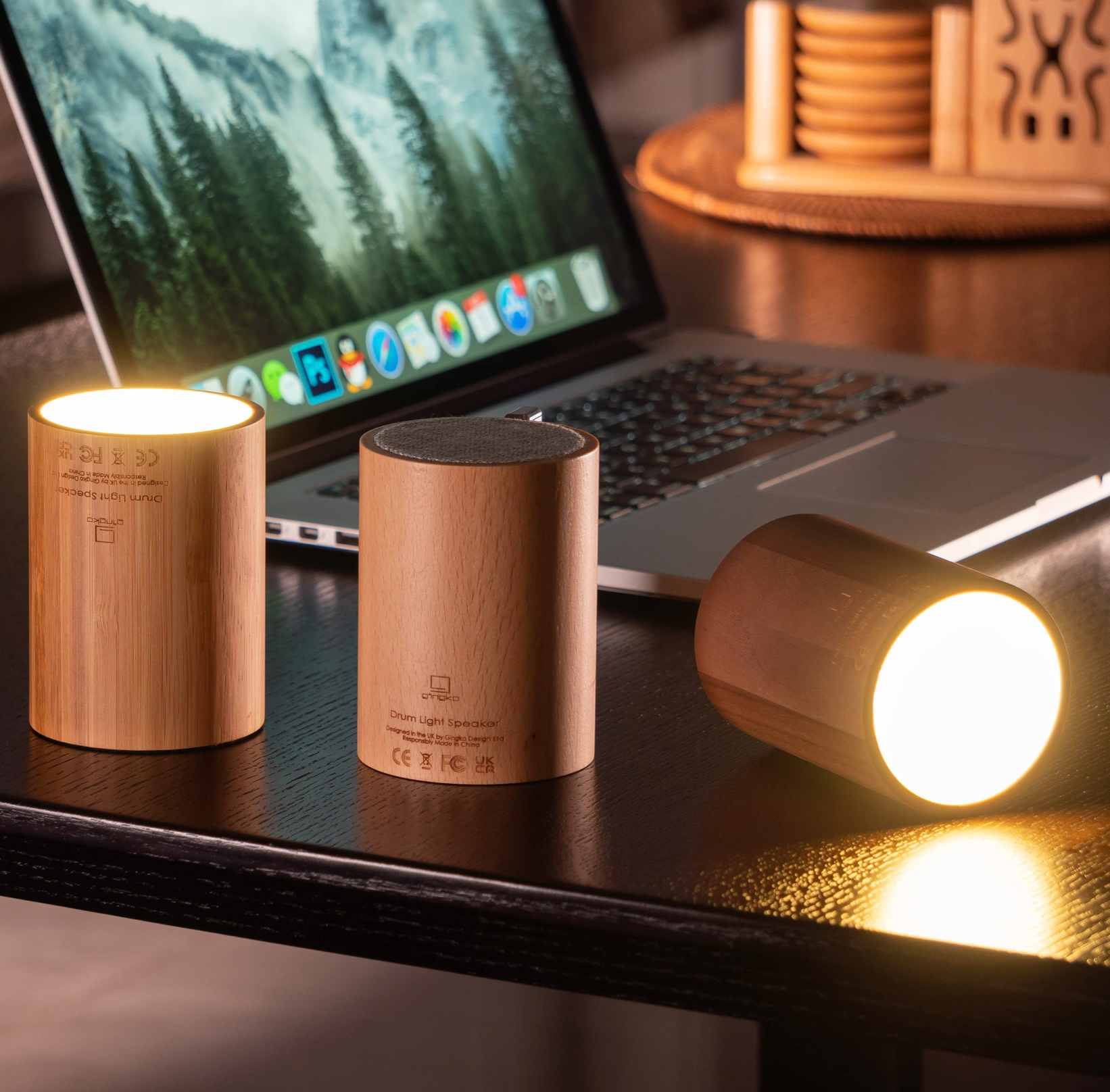 Drum Light Bluetooth Speaker