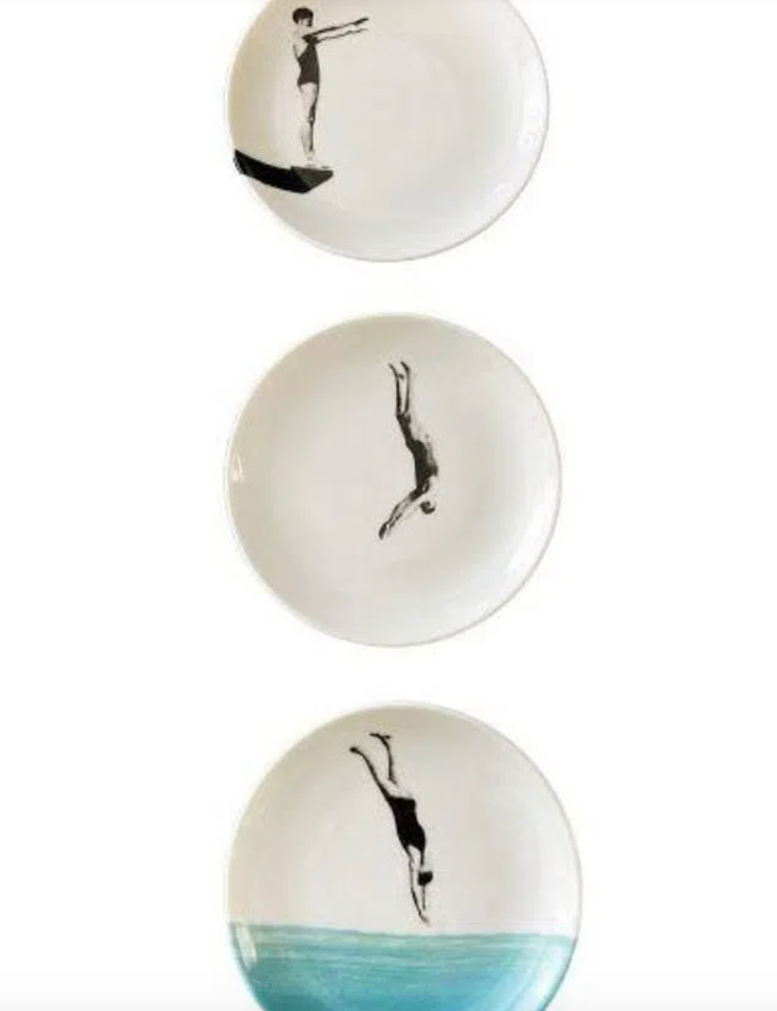 3 Mini Plate Set-Diver