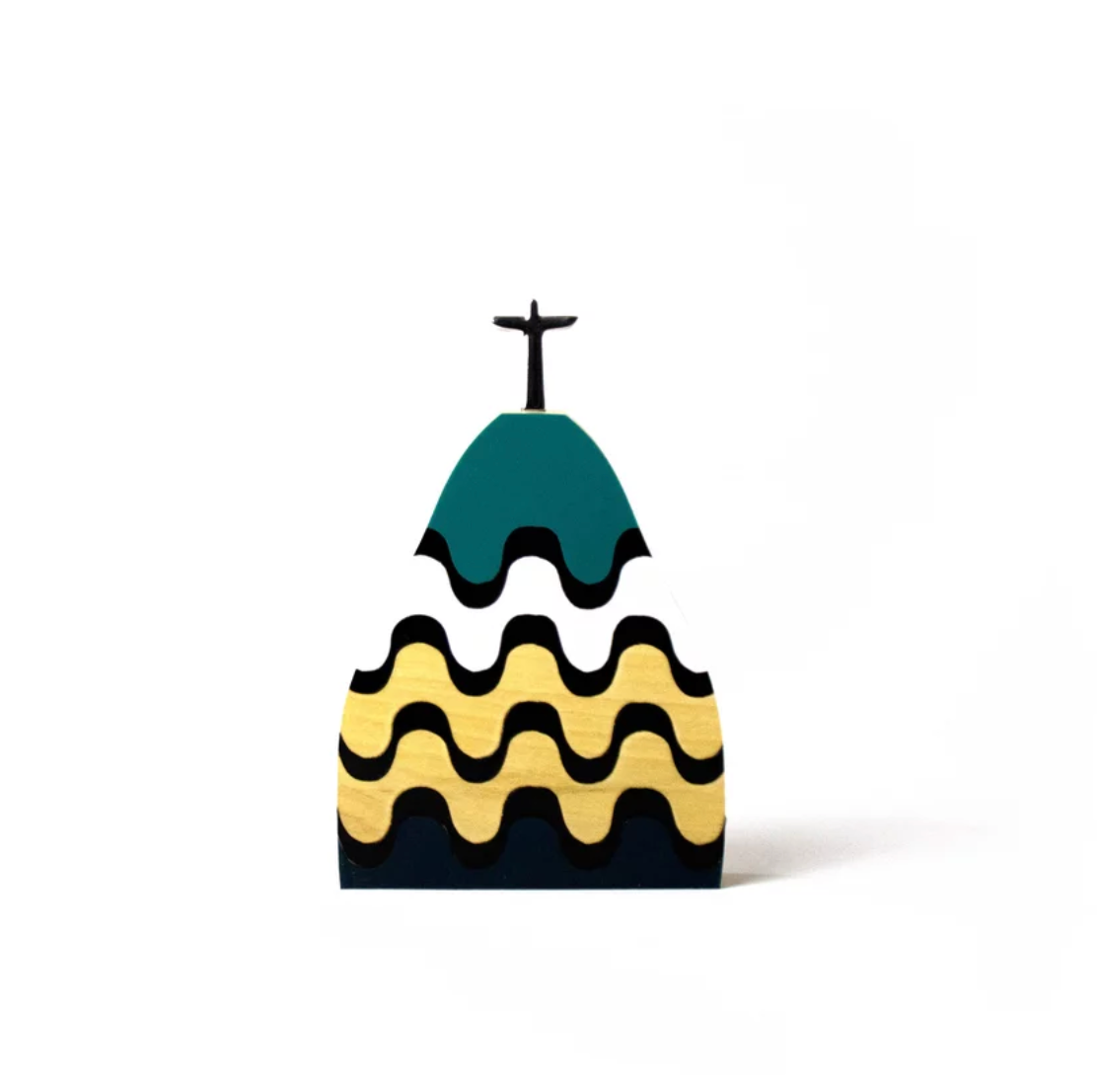 Corcovado Wood Sculpture