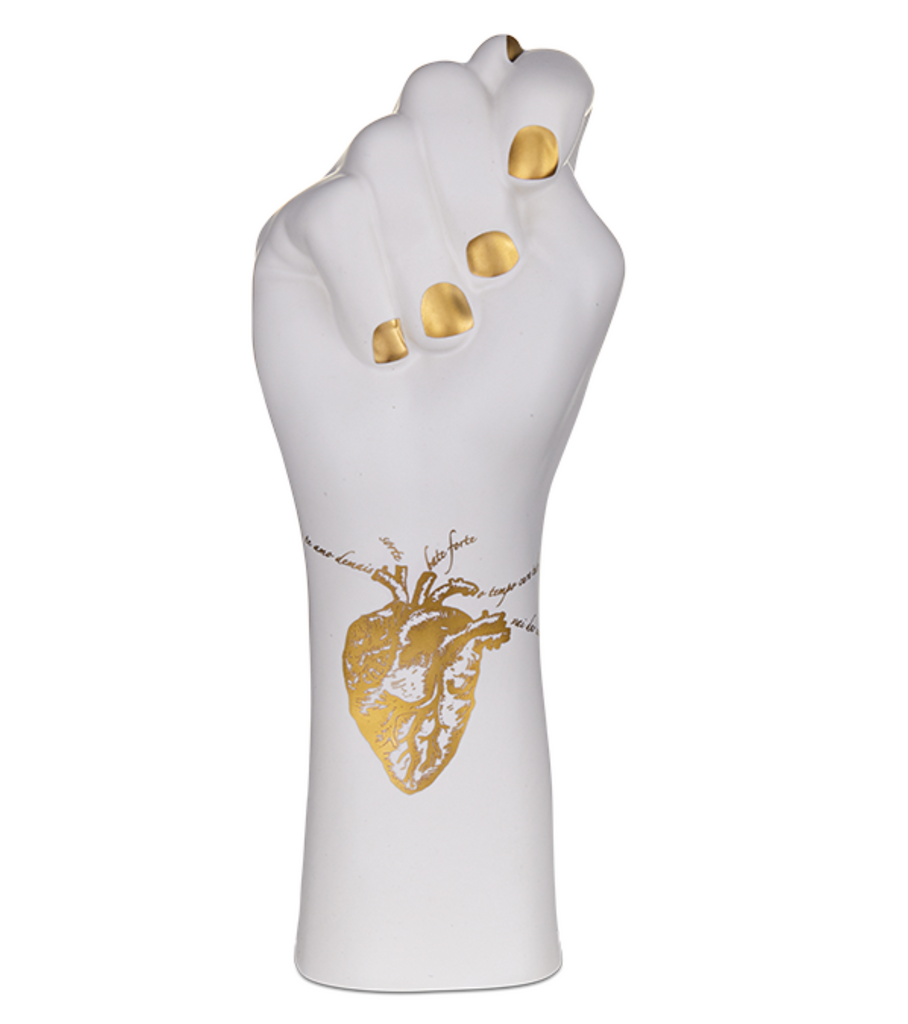 Love Gold Figa Hand Sculpture