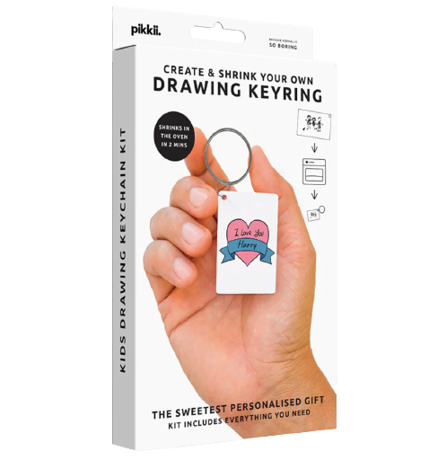 Kids Drawing Keychain