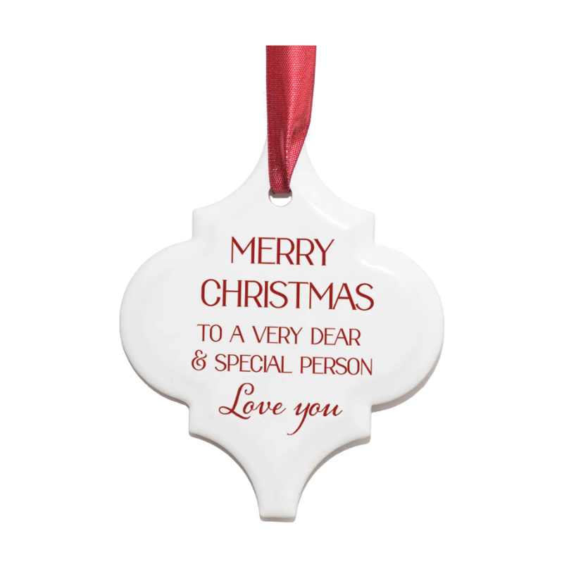 Ornament Merry Christmas Special Person